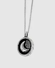 Day & Night Necklace Silver