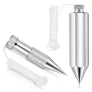 Hexagon Steel PlumbBob,2 Pcs Plumb Bobwith String 8 Ounce,5 Ounce Plumbbob9739