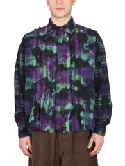 [Needles] Needles-Uneven Dye Shirt-Uomo UNI