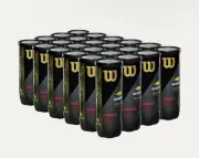 Wilson US Open Regular Duty Tennis Ball -24 Can Pack (72 balls) New Sealed Case