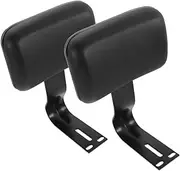 BESPORTBLE 2Pcs Bike Backrest with Sponge Padded Cushion Durable Electric Bicycle Seat Support for Comfortable Riding Easy Installation Cleaning Fit for Bikes
