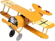 DIYEAH 1pc Vintage Airplane Model Educational for Home Decor Desk Ornament Retro Style Aircraft Adornment for Souvenirs and Collectibles