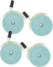 4 Pcs Stroller Wheels Drive Walker Wheels Trolley on Wheels for Elderly Dolls Accessories Car Seat Accessories for Babies Stroller Connector Wheels for Walker Sky-Blue