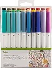 Cricut Ultimate Fine Point Pen Set, 0.4mm Fine Tip Pens to Write, Draw & Color, Create Personalized Cards & Invites, Use with Cricut Maker and Explore Cutting Machines, 30 Assorted Colored Pens 1 Pack