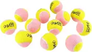 XS Dog Tennis Balls 1.5" Pack of 12 - Puppy Mini Fetch Pet Little Tennis Balls
