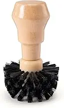 THJOPOKEEL Coffee Filter Cleaning Brush, Suitable 54mm-62mm Coffee Machine Portafilter Brush, Wooden Handle Coffee Powder Bowl Cleaning Brush