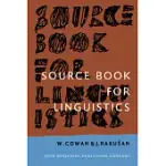 SOURCEBOOK FOR LINGUISTICS