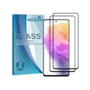 2 Pack MEZON Samsung Galaxy A73 5G Full Cover Tempered Glass Screen Protectors