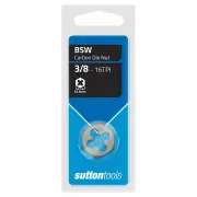 Sutton M4470953 - Die Nut - Carbon: BSW 3/8" 16 TPI