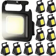 Com Mini Flashlight Bright Rechargeable Keychain Flashlight LED Pocket Flashligh