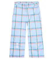 [Tinycottons] Tinycottons Checked padded snow pants Y 8 blue