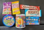 Mini Brands Candy LOT of 7 Mounds Sweet Shop Chupa Smarties Chew Hershey