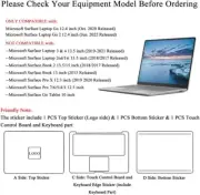 Sticker for 12.4" Microsoft Surface Laptop Go 2 &1 (2022-2020 Rele Laptop Decal