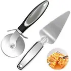 2024 Large Pizza Cutter Wheel Stainless Steel Slicer Cutting Kitchen Tool new ok