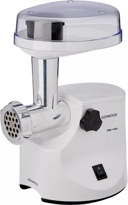 Kenwood Food Mincer MG450, Grinds Meat, Nuts, and Tomatoes and Makes Breadcrumbs