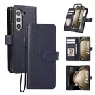 For Samsung Galaxy Z Fold 6/5/4/3 Leather Flip Card Wallet Case Kickstand Cover