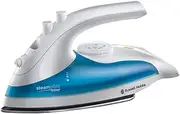 [Russell Hobbs] Dual Voltage Steam Glide Travel Iron, 80ml Water Tank, Stainless Steel Soleplate, Water Spray, Variable Temp & Steam, 1.5m Cord, 830W, 22470