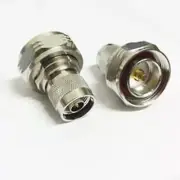 1pc N type male to 7/16 male L29 DIN RF coax connector adapter straight High Qu