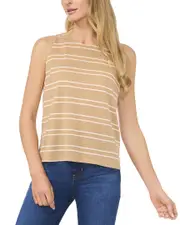 CeCe Linen-Blend Tank