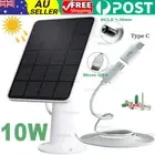 10W Solar Panel Charger for Doorbell Ring Spotlight Stick Up Security Camera Kit