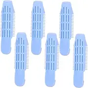 ERINGOGO Hair Rollers for Women 6pcs Hairdressing Curlers Clips and Comb Perfect for Bangs and Hair Tails