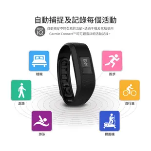 【藍海小舖】GARMIN Vivofit 3 健身手環(黑/白)