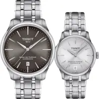 在飛比找PChome24h購物優惠-TISSOT 天梭杜魯爾系列自動腕錶 對錶 T1398071