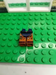 New Lego - Minifigure Legs - Blue, Orange/Brown Chaps, Cowboy, Cactus
