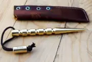 Brass Marlin Spike Tool for Trekking Outdoor Enthusiasts Hiking and Sailor, Rope