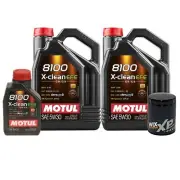 11L Motul 8100 X-CLEAN EFE 5W30 Wix XP Filter Engine Motor Oil Change Kit API SN