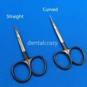 Double Eyelid Scissors 9.5cm black Ultra Sharp Micro plastic Surgical Scissors