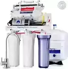 ISpring RCC1UP-AK 100GPD Under Sink 7-Stage Reverse Osmosis RO Drinking System