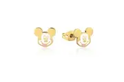 Couture Kingdom Disney Mickey Mouse Gold Plated Stainless Steel Stud Earrings