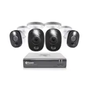 Swann Home Security Camera Security System With 1TB HDD, 8 Channel 4 Cam, 108...