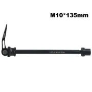 Black Alloy Bike Axle Release Skewer 135*10mm for Front & Rear Wheel Hub