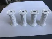 Cake Decorating Cake Pillar Cake Stand 2.5” 6.3cm PK4 White
