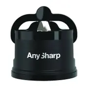 AnySharp Classic Knife Sharpener Black 6x6x7cm