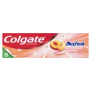 Colgate MaxFresh Peach Passion Toothpaste 100g with Mini Breath Strips