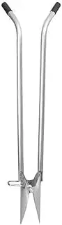 Garden Bulb Planter Tool | Stainless Steel Seeding Sower Device | Multi-Functional Garden Transplanter Aid with Ergonomic Handle for Vegetables Bulbs Fruit Trees