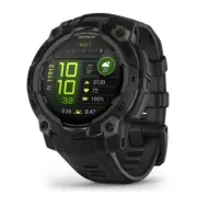 Garmin Instinct 3 45mm AMOLED Rugged Multisport Watch in Black 010-02936-00