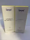 (2)Supergoop! SPF-40 Unseen Sunscreen - 1.7oz. New & Sealed In Box- Exp 10/2026+