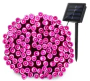 200 LED 20.9M Pink Solar Christmas Wedding Party String Lights