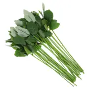 30 Pcs Artificial Flower Rose Simulation Stems Packaging Material