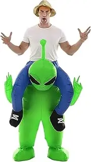 Inflatable Alien Costume, Alien Inflatable Costume Adult,Halloween Alien Costume Halloween Blow up Costumes