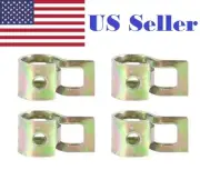 4 Pcs 12mm hose clamp Spring Band Clip Fuel Oil Silicone Vacuum Hose Clamp