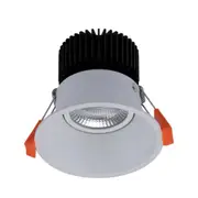 Deep Recessed LED Downlight 12W White Aluminium 3CCT - 21732