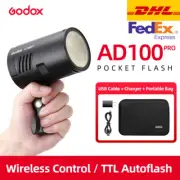Godox AD100Pro 100Ws TTL 2.4G HSS 1/8000s Pocket Flash Light fr Canon Nikon DSLR