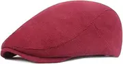 [Generic] Men Soft Cotton Golf Driving Beret Cabbie Hat Newsboy Cap