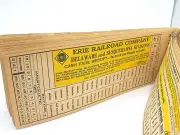 ANTIQUE ERIE RAILROAD CO.-DELEWARE AND SUSQUEHANN DIVISION UNUSED TICKET BOOK