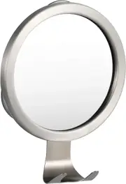 Shower Mirror Fogless for Shaving with Razor Holder, Powerful Lock Suction Fogle